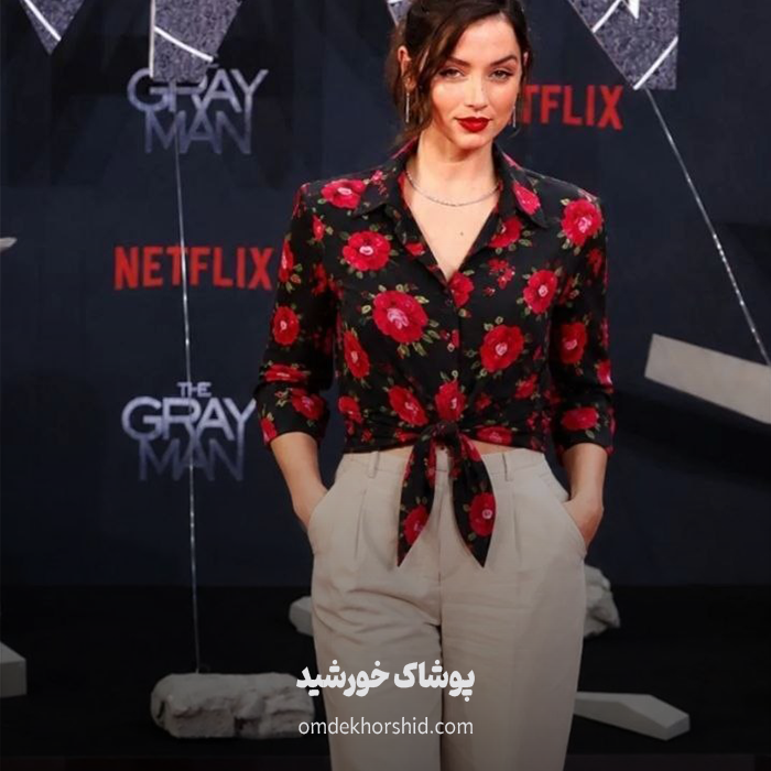 شومیز نخی جلوگره ای