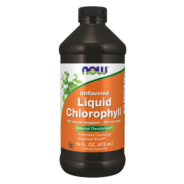 کلروفیل مایع ناو برند NOW با طعم نعناع 473mL(ضمانت اصالت)-اناژ