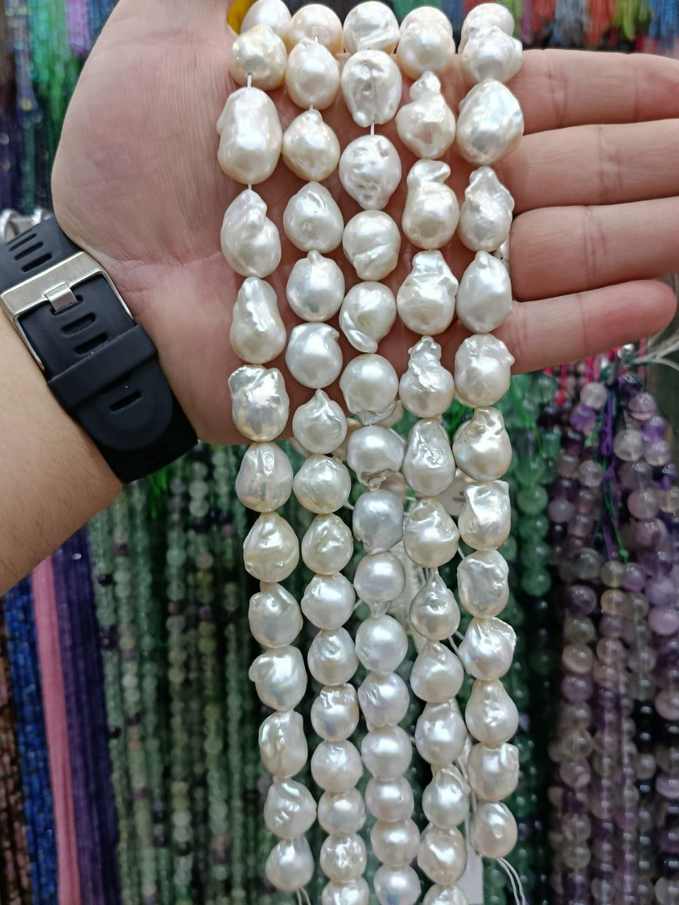 باروک سایز بزرگ گرد