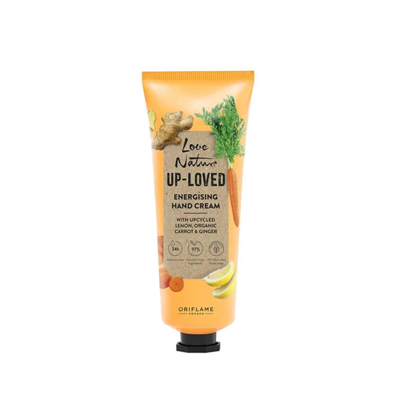 کرم مرطوبکننده دست اوریفلیم مدل Love Nature Up شماره 46372 حجم 75 میلیلیتر