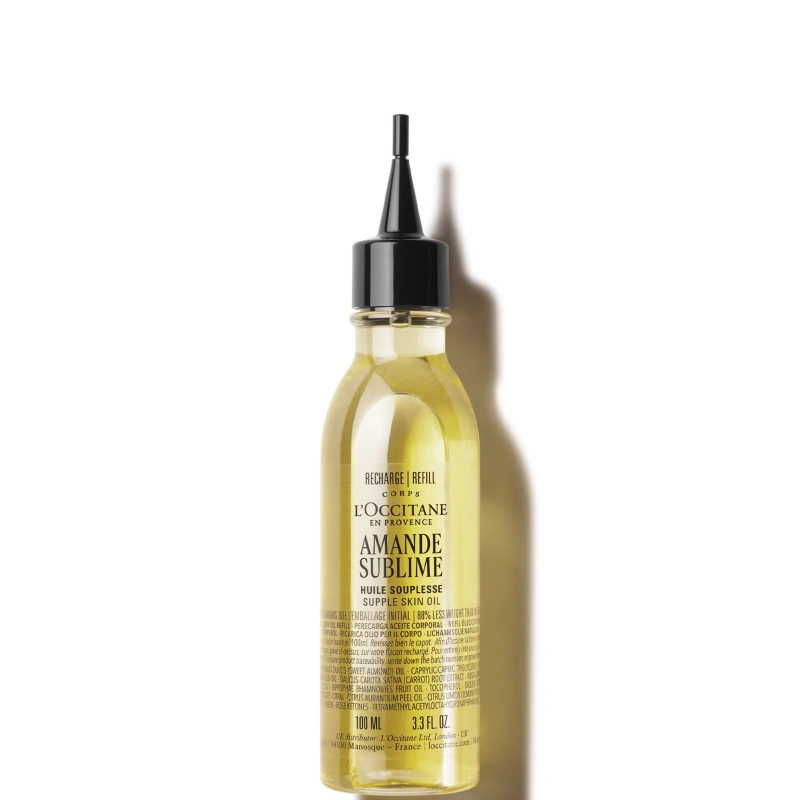 روغن بدن نرم کننده و استحکام بخش پوست لوکسیتان مدل Almond Supple Skin Body Oil