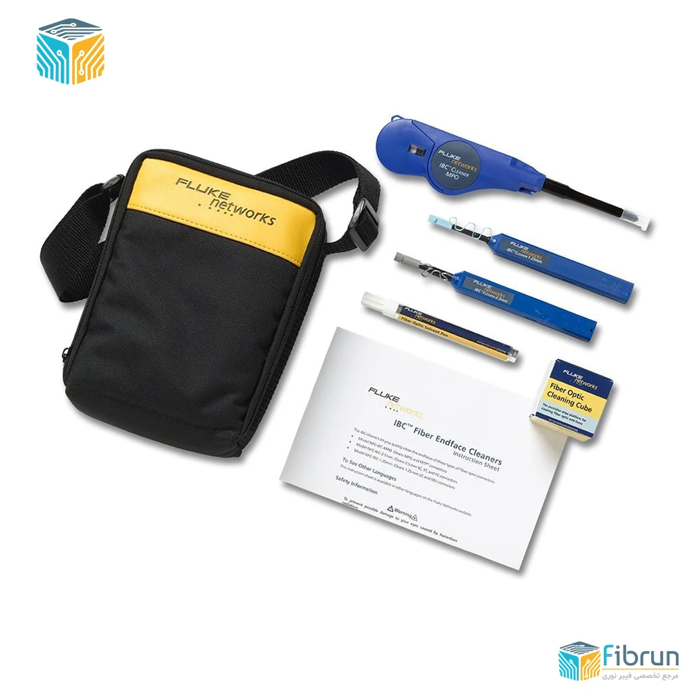 کیت تمیزکننده فیبر نوری Fluke Networks NFC-KIT-CASE-E