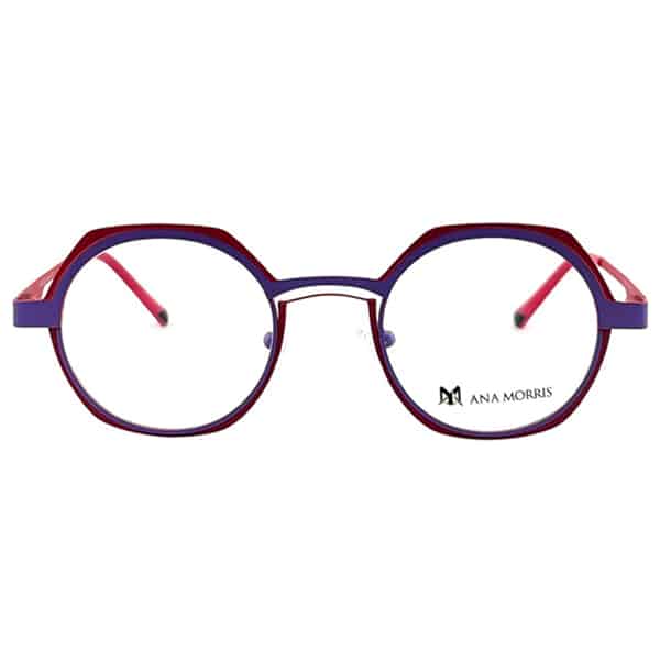 عینک طبی گرد رنگی Ana Morris 8792