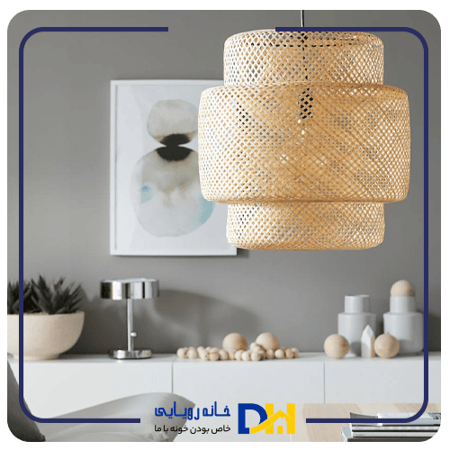 لوستر حصیری سه تکه ایکیا SINNERLIG