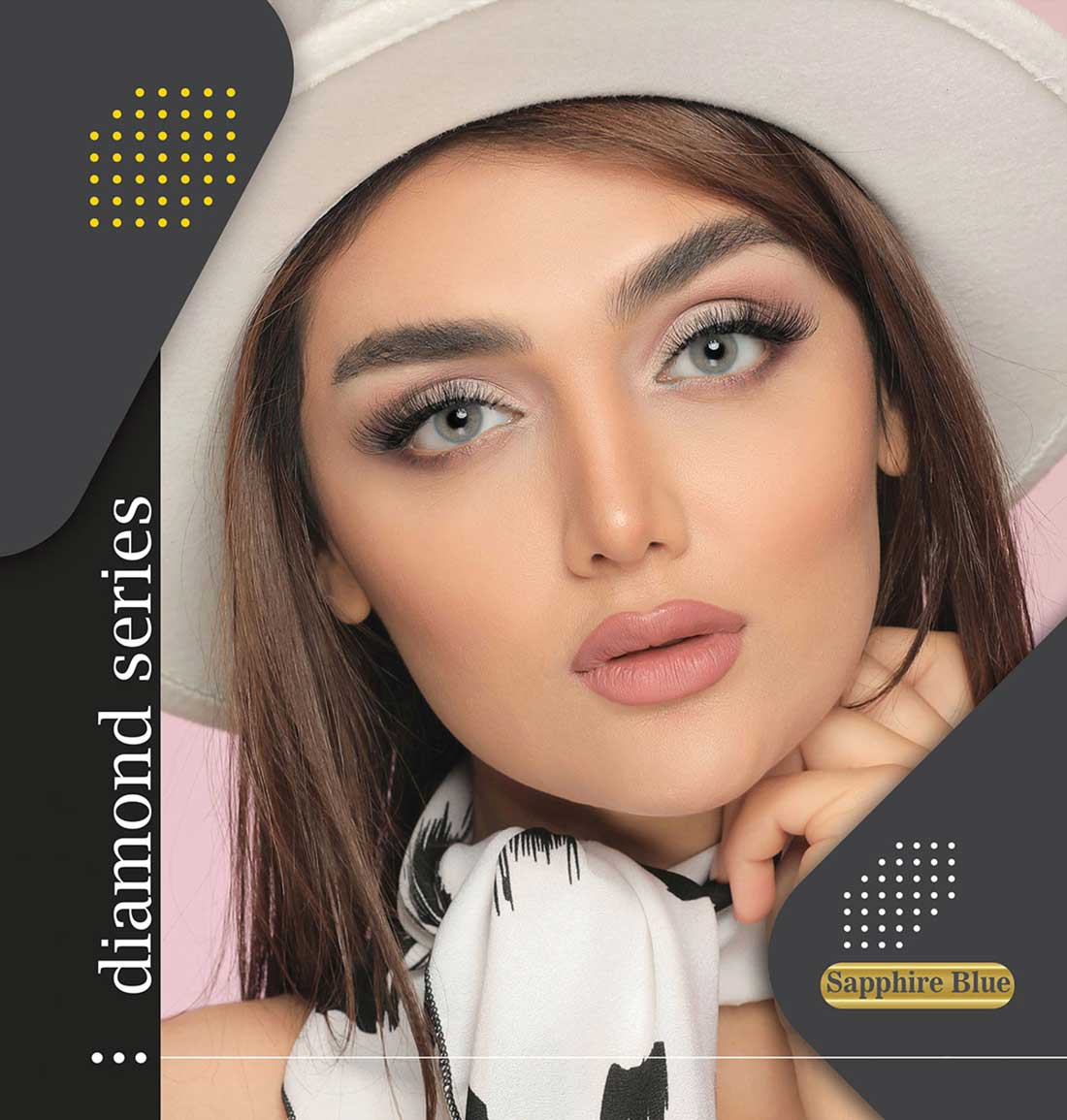 لنز تماسی رنگی طبی آیس کالر سفایر بلو
