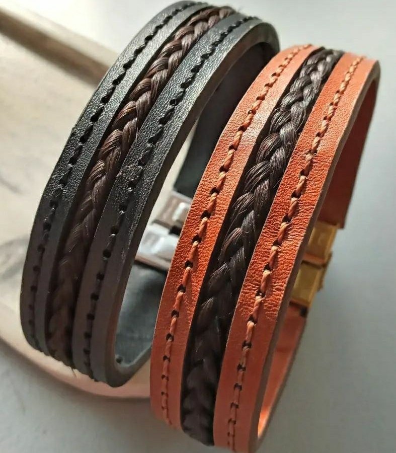 پک برش خورده دستبند موی یار
