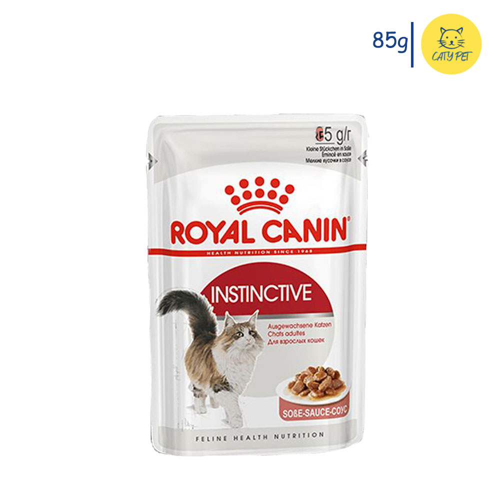 پوچ گربه بالغ رویال کنین اینستینکتیوinstinctive وزن 85 گرم