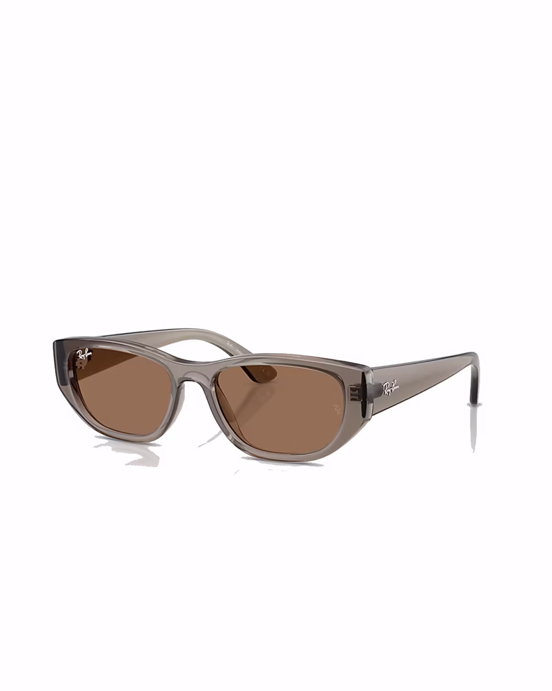 عینک آفتابی زنانه ریبن مدل Rayban RB4476 - فريم قهوه اي شيشه اي عدسي قهوه اي