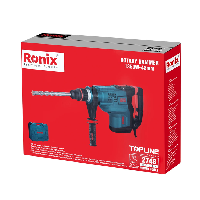 دریل بتن کن رونیکس مدل 2748 (براش لس) ronix