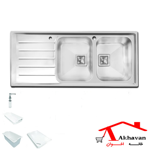 سینک ظرفشویی توکار کد 506 اخوان
