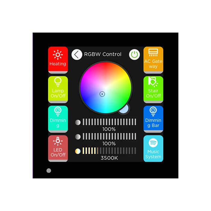 تاچ پنل Interra iX3 - 4" KNX Black