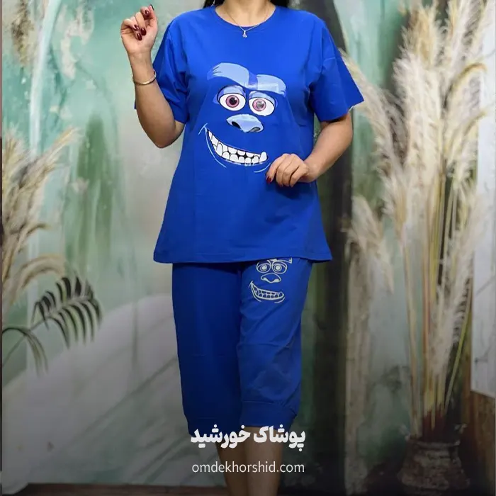 ست تیشرت شلوارک انیمیشنی