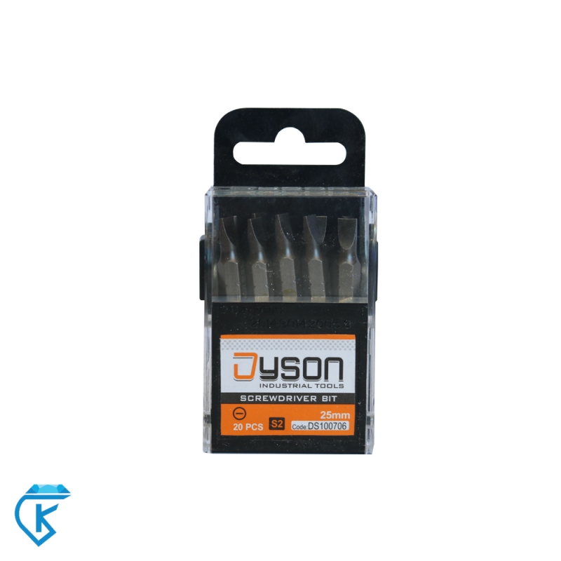 نوک پیچ گوشتی یک طرفه تخت 2.5 سانت دایسون