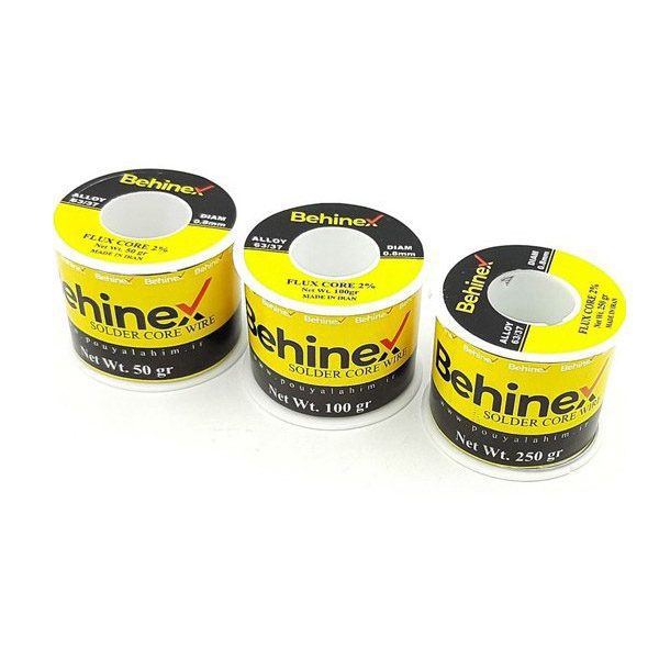 سیم لحیم بهینکس 250 گرمی 0.8 میلیمتر