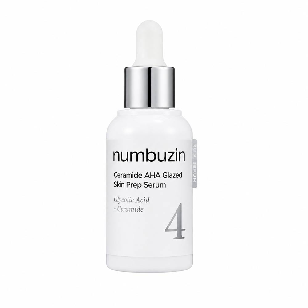 سرم لایه بردار و درخشان کننده نامبوزین شماره ۴ مدل Numbuzin / Ceramide AHA Glazed Skin Prep