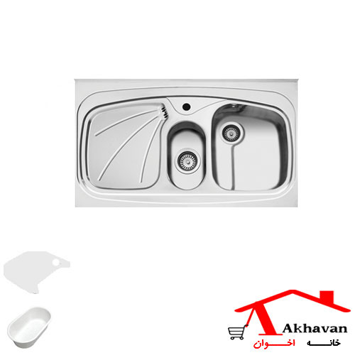 سینک ظرفشویی روکار کد 23 اخوان
