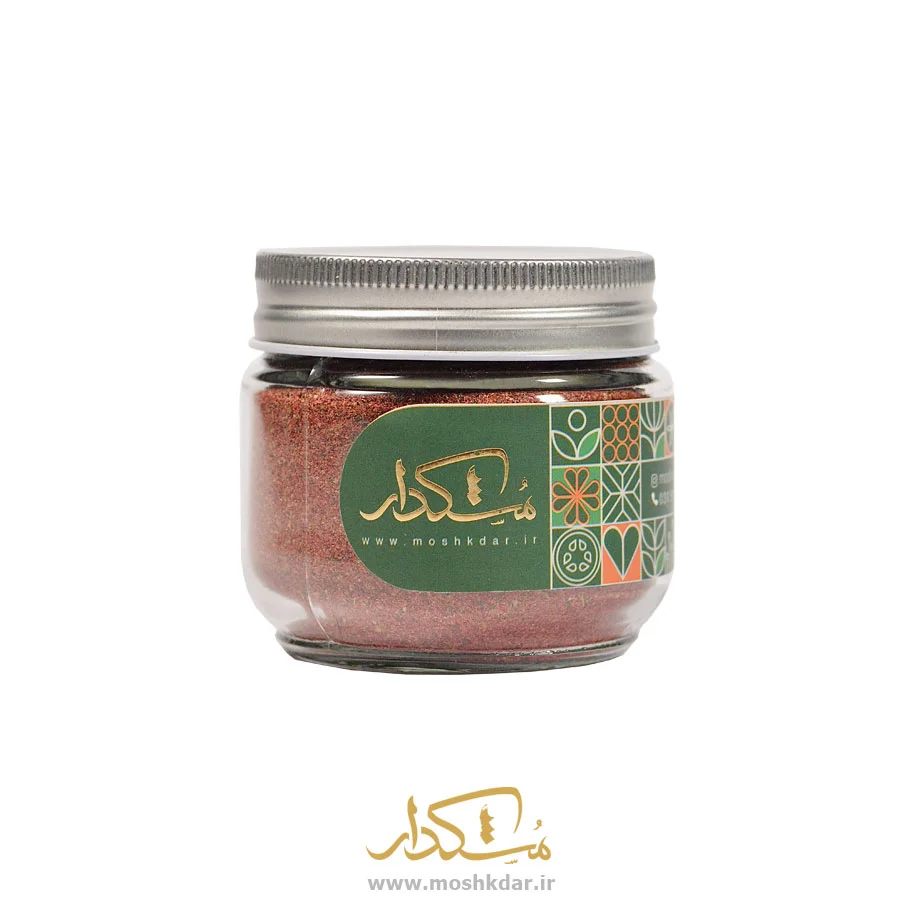 سماق قرمز تبریزی شیشه کوچک 100 گرمی