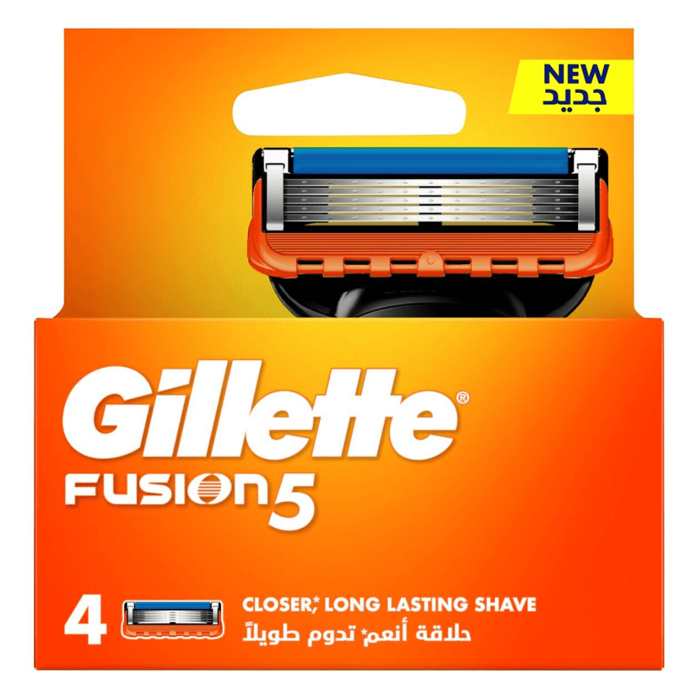 بسته 4 عددی یدک فیوژن 5 ژیلت gillette fusion 5 blades