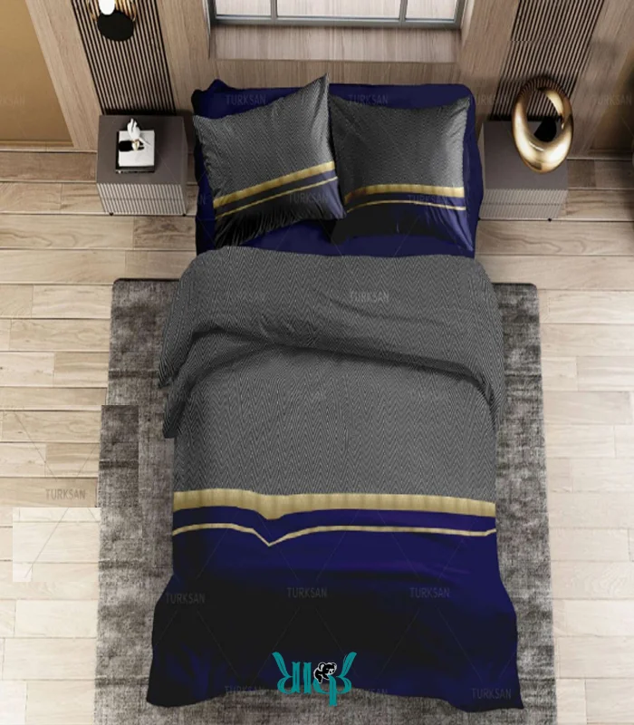 روتختی طوسی آبی دونفره کد d570