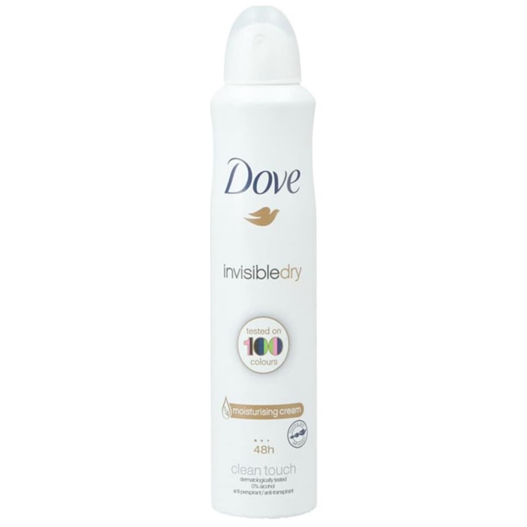 اسپری دئودرانت زنانه داو Dove مدل Invisible Dry