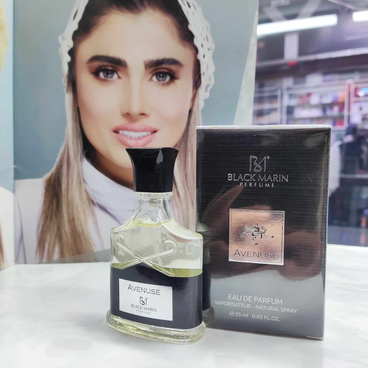 ادکلن بلک مارین AVENUSE حجم 25 میل