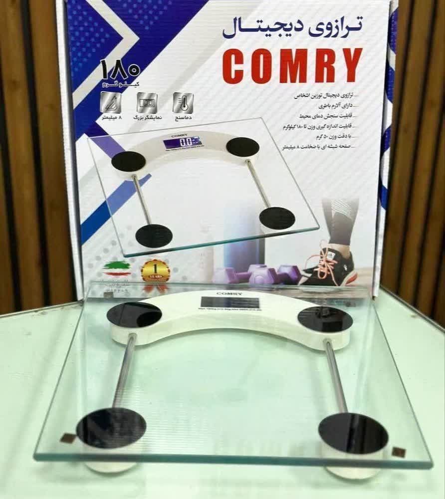 ترازو وزن‌کشی شفاف دیجیتال ۱۸۰ کیلویی CAMERY