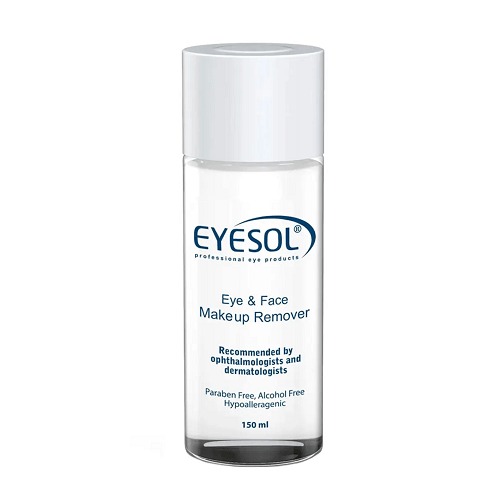 پاک کننده تخصصی آرایش صورت و چشم آیسول 150 میل Eye And Face Makeuo Remover Eyesol
