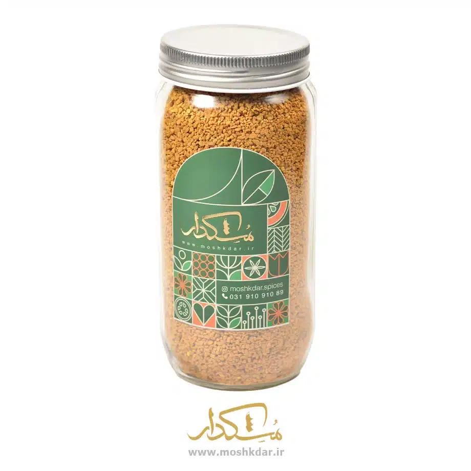 زردچوبه گرانول شیشه بزرگ 400 گرمی