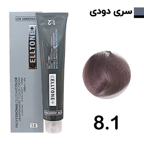 رنگ مو بلوند خاکستری روشن سلتون پلاس شماره 8.1