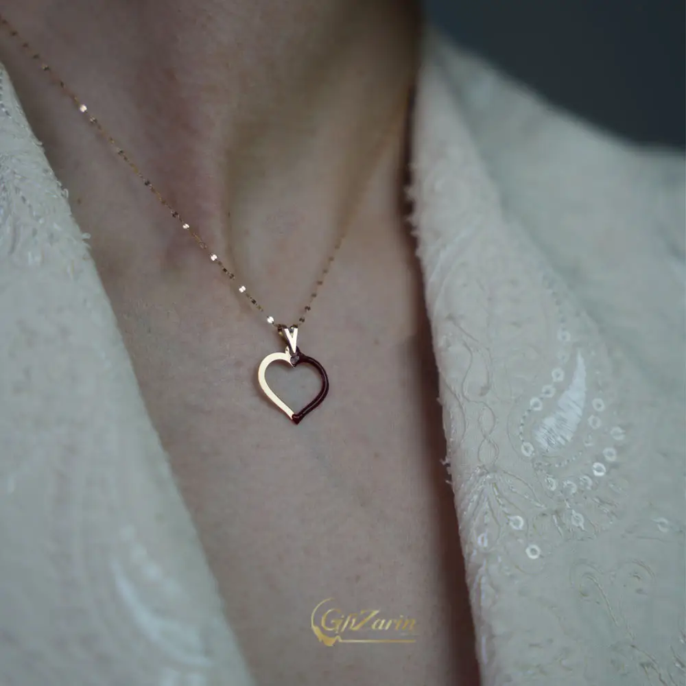 گردنبند طلا قلب N57