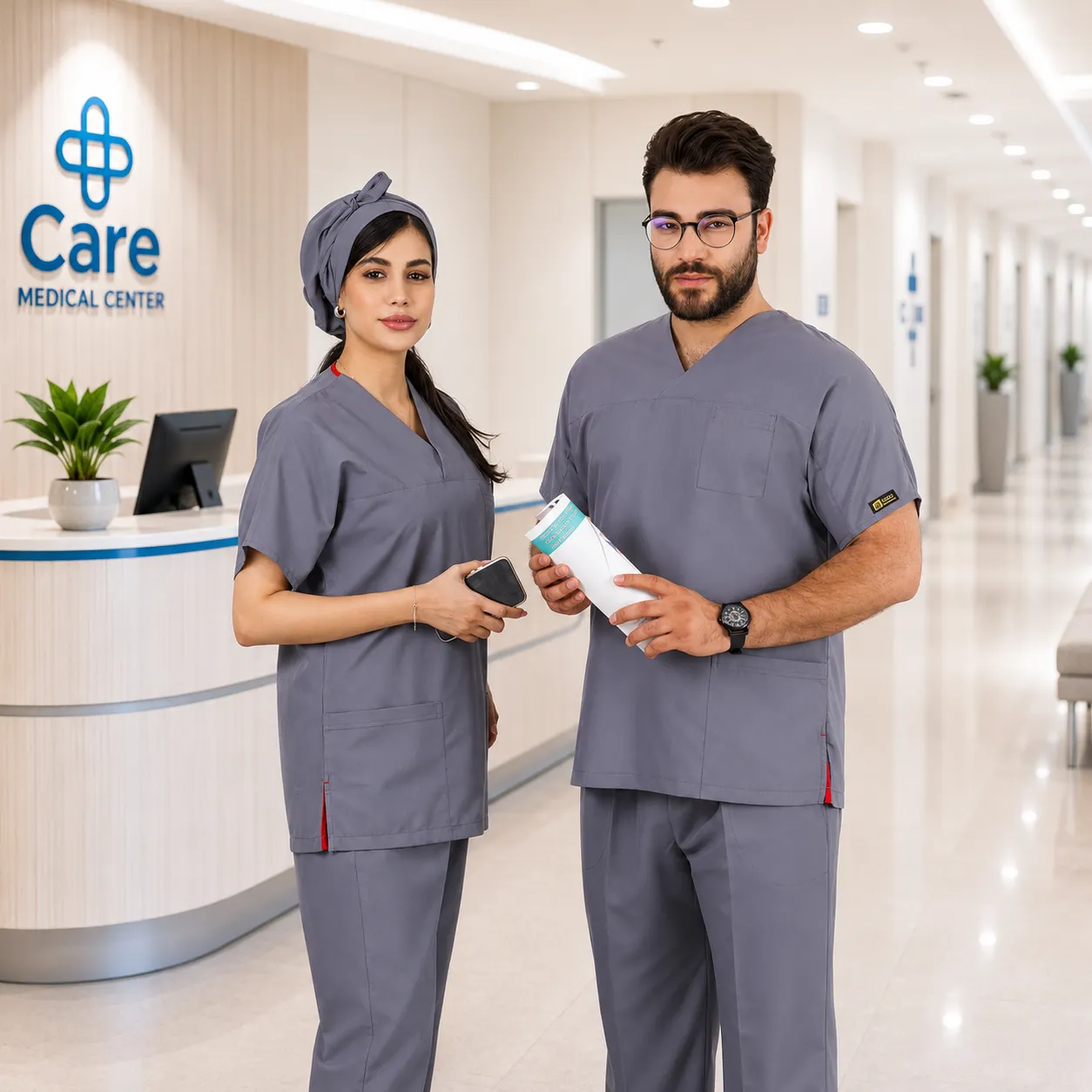 اسکراب شلوار مدل(Cizgi Medical) فیلی - 2Xl