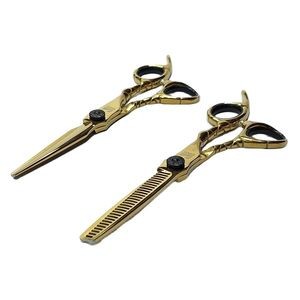 قیچی آرایشگاهی صیام مدل A-B60 -18 به همراه قیچی پیتاژ
