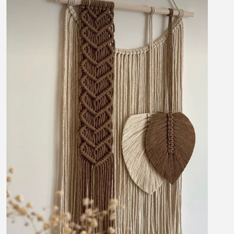 دیوارکوب ساده و شیک مکرومه