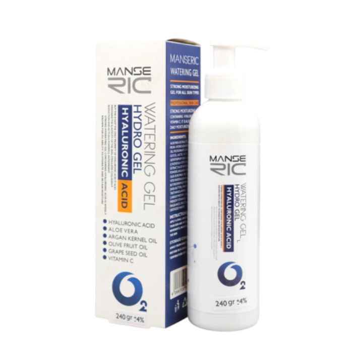 هیدروژل آبرسان و اکسیژن‌رسان قوی منسریک | Manseric Hydrating Oxygen Gel برای پوست شاداب و درخشان