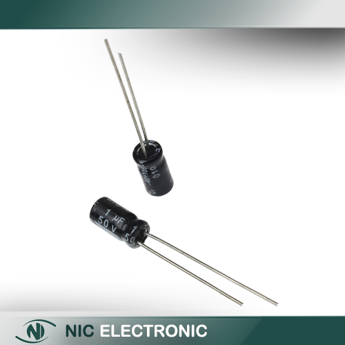خازن الکترولیتی 1UF/50V-5X11-105C-BLACK