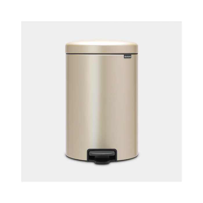 سطل زباله 20 لیتر طلایی مات برابانتیا | Brabantia NEWICON PEDAL BIN