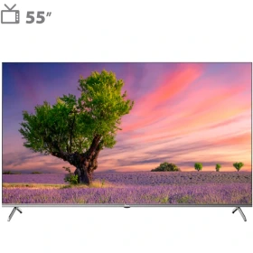همراه طلایی تلویزیون هوشمند جی پلاس مدل GTV-55SQ789N سایز ۵۵ اینچ QLED Ultra HD 4K