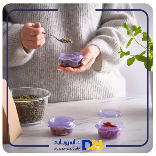 پیاله نگهدارنده۳ تایی نقلی ایکیا PRUTA