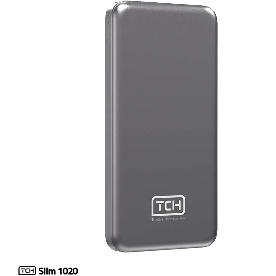 پاوربانک TCH مدل Slim 1020 توان 20 وات و ظرفیت 10000 میلیآمپر ساعت