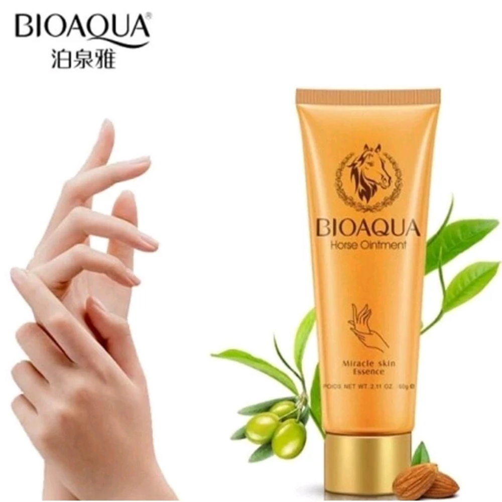 کرم دست مرطوب کننده بیو مدل روغن اسب وزن 60 گرم اورجینال