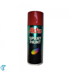 رنگ اسپری قرمز براق Akfix آکفیکس RAL 3002