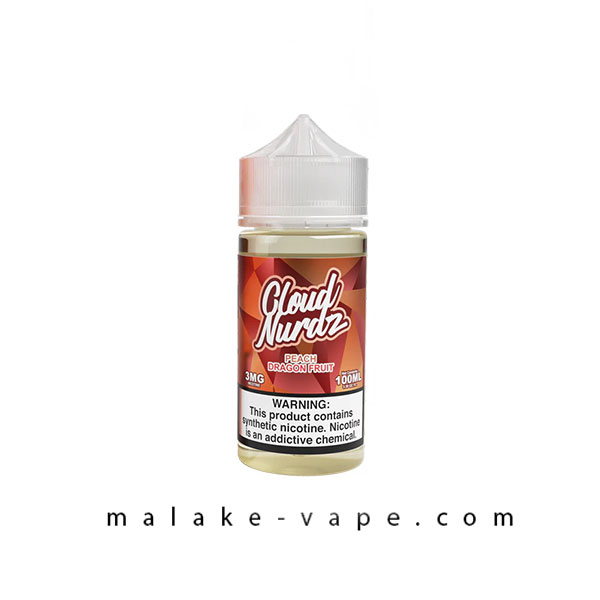جویس هلو دراگون فروت کلود نوردز (100میل) CLOUD NURDZ PEACH DRAGON FRUIT