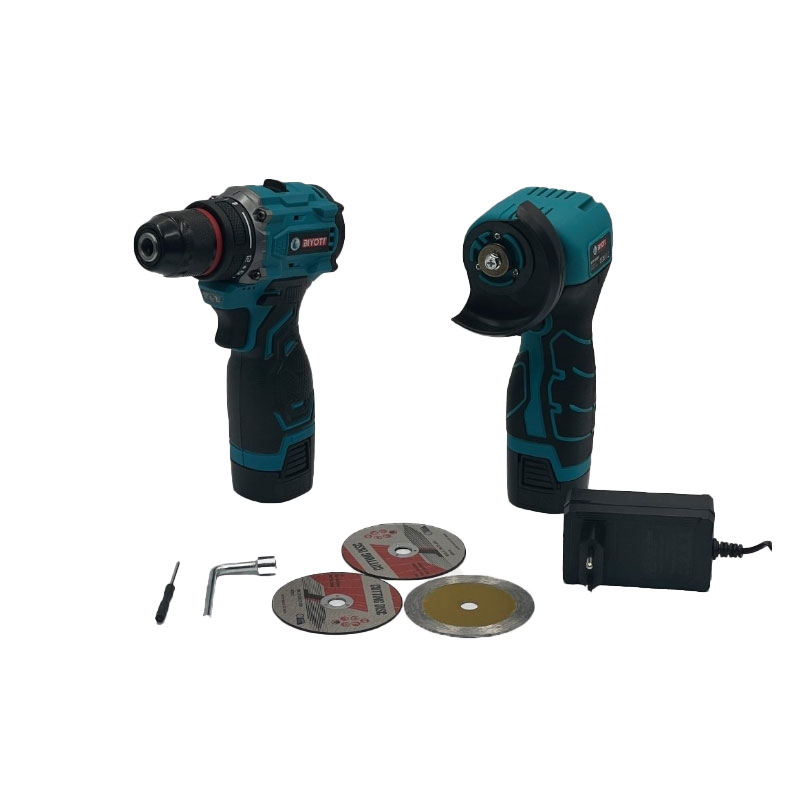 پک 2 قلوی فرز مینیاتوری و دریل شارژی 12 ولت بیوتی مدل 16M_10M