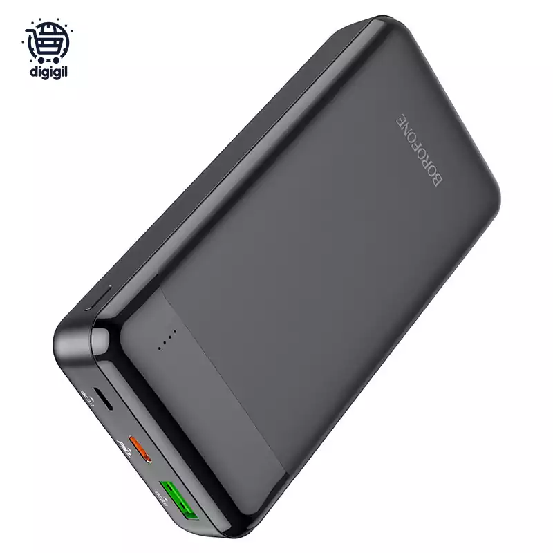 پاوربانک بروفون مدل BJ19A 20WPD+QC3.0 ظرفیت 20000 میلی‌ آمپر ساعت