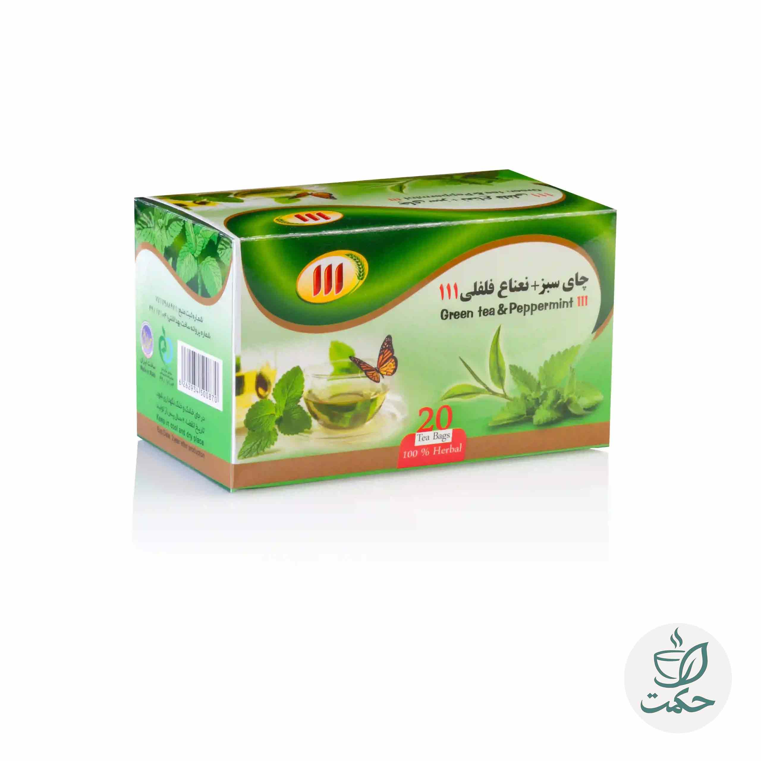 چای سبز نعناع فلفلی 111