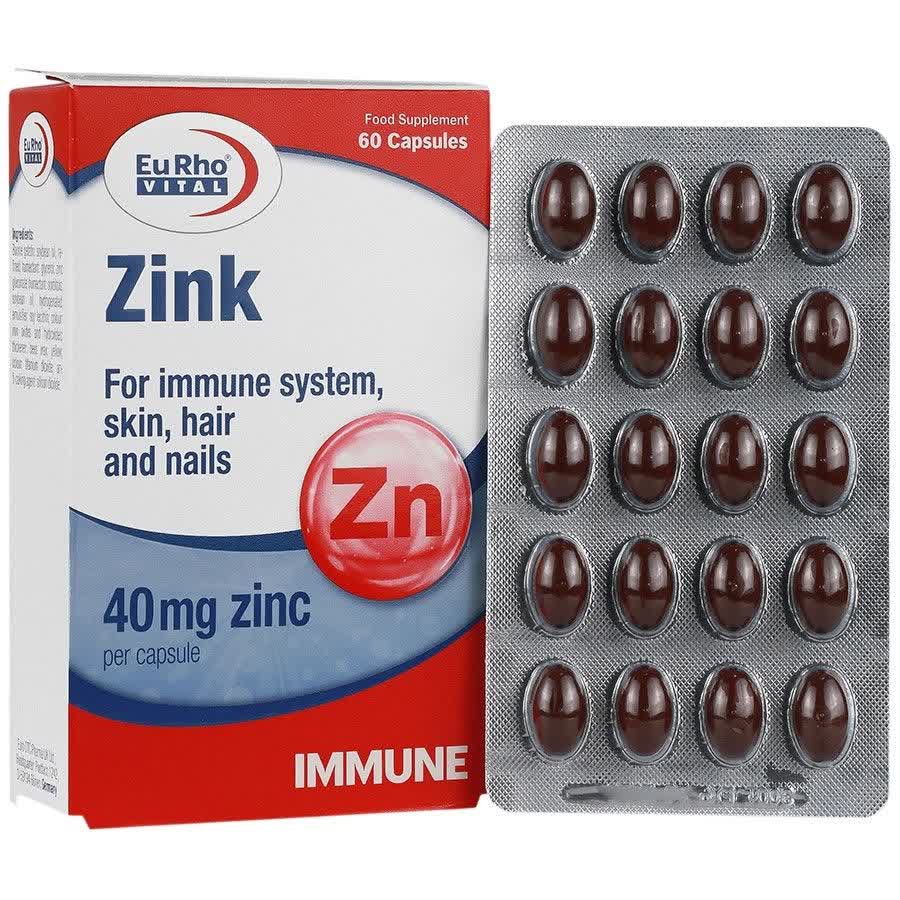 کپسول زینک ۴۰ یوروویتال