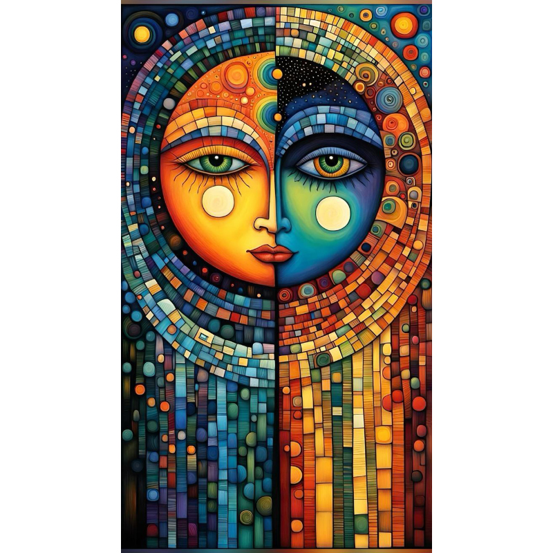 تابلو نقاشی الماسی بزرگسال کد 3306