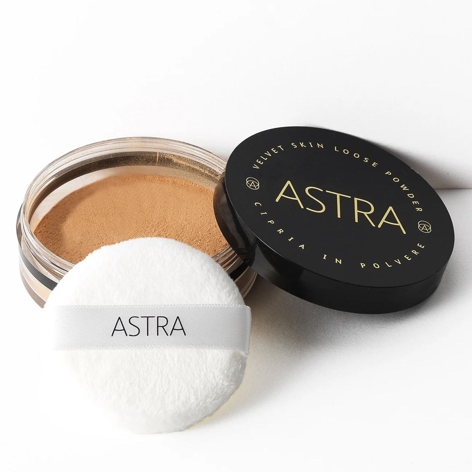 پودر فیکس مدل کد 02 آسترا ASTRAMAKE-UP VELVET SKIN LOOSE POWDER PORCELAINE