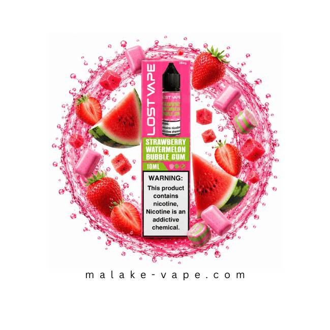 سالت توت فرنگی هندوانه آدامس بادکنکی لاست ویپ salt strawberry watermelon bubble gum