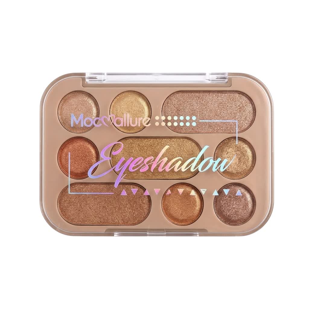 پالت سایه چشم موکالر MoccAllure مدل ۹ رنگ (سری Warm Nude)